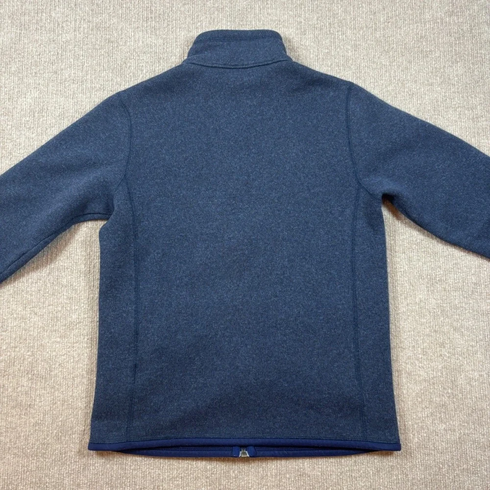 Patagonia Navy Blue Better Sweater Full‎ Zip Jacket Youth Size XL 65731